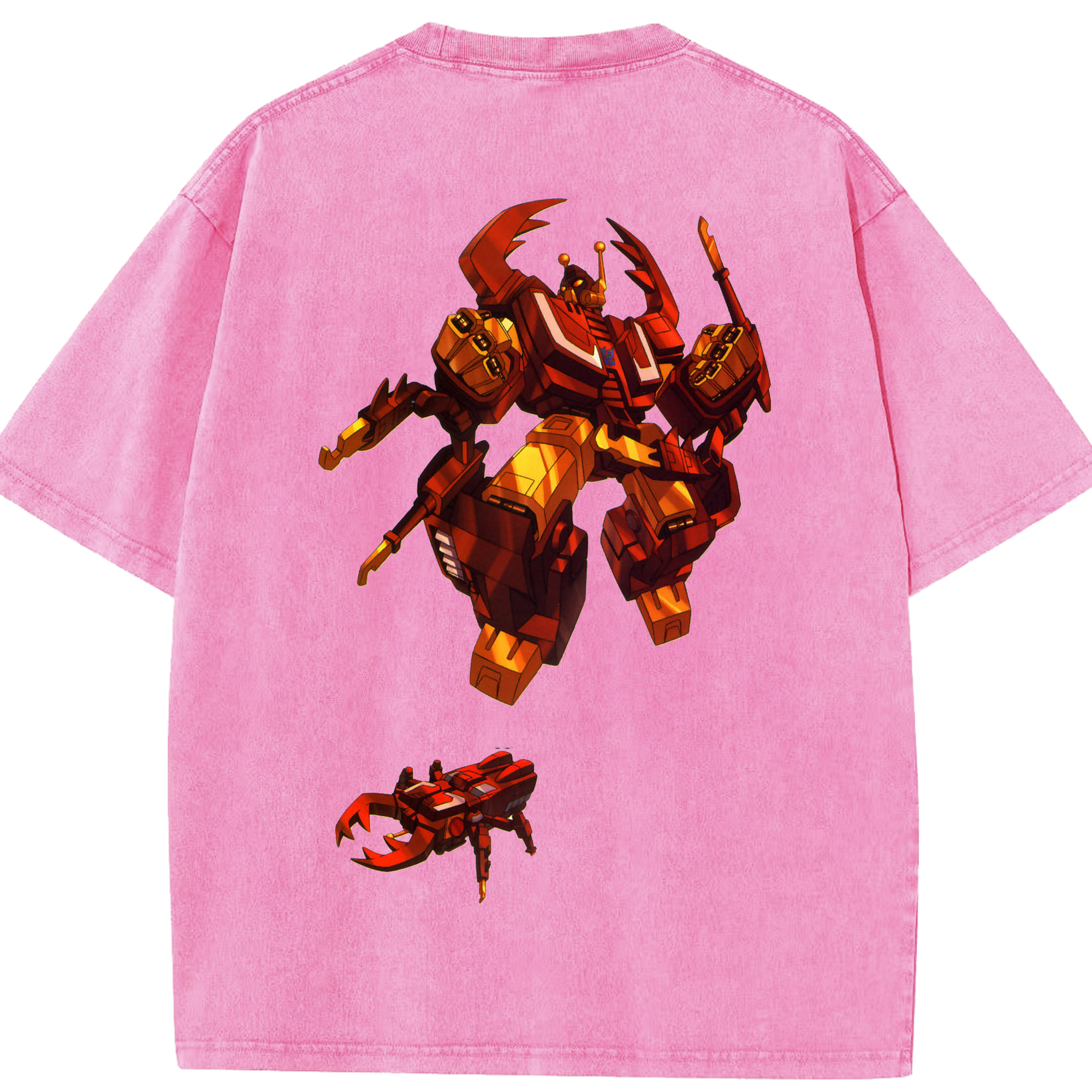 （画像用）  綿100% ヴィンテージ風 半袖Tシャツ（背面プリント）